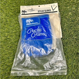 NOS‎ Vtg Pacific Palms BMX Padded Stylin' Gloves Size Large Movie TV Prop Blue